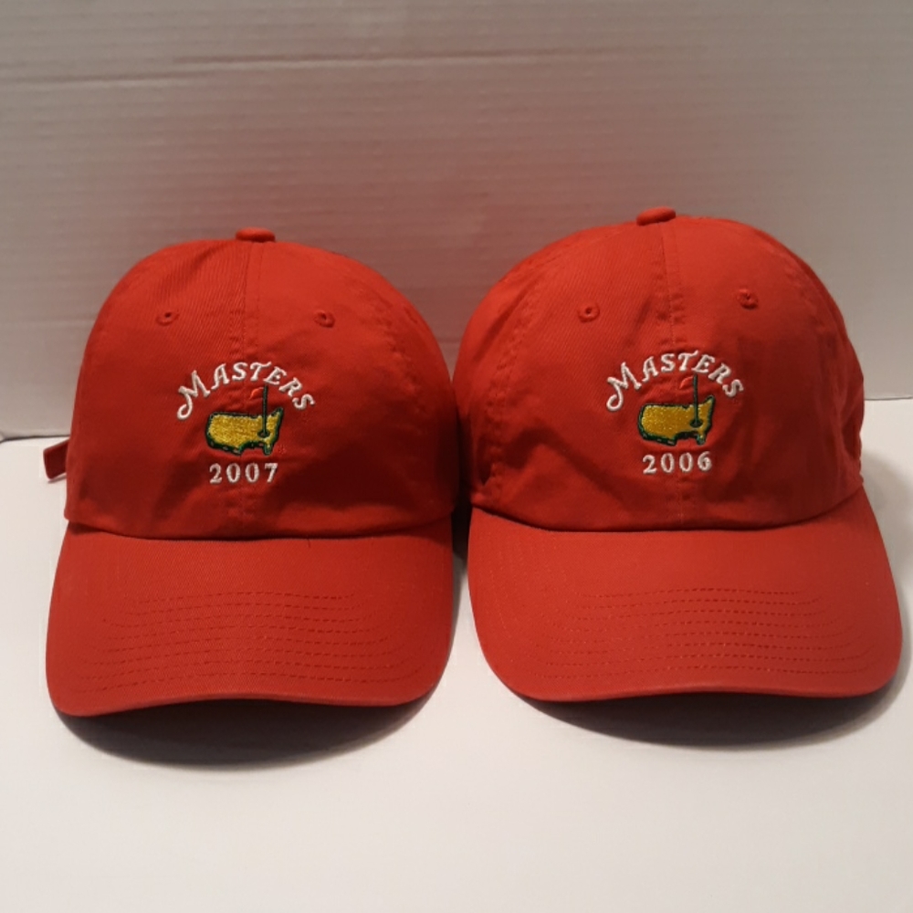 Masters golf club golf hats made by American Needl